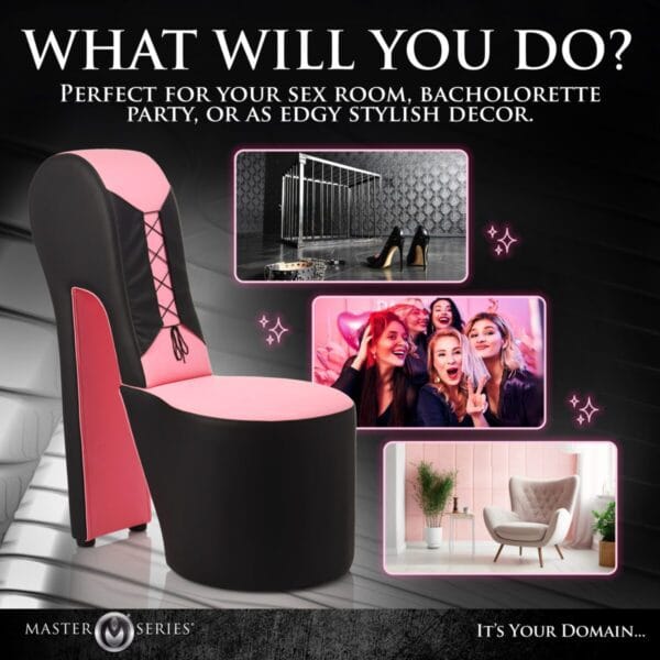 Stiletto Corset Chair - Pink Stiletto Corset Chair - Pink