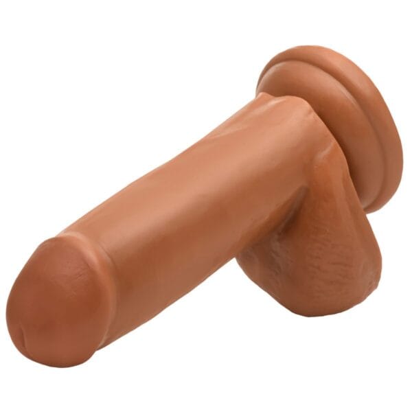 Medium Suction Cup Dildo with Balls - 6 Inch Medium Suction Cup Dildo with Balls - 6 Inch