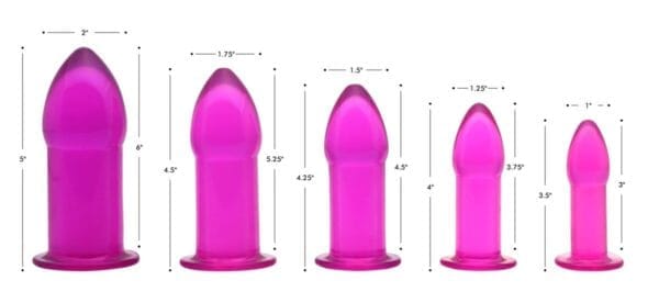 5 Piece Anal Trainer Set - Purple 5 Piece Anal Trainer Set - Purple