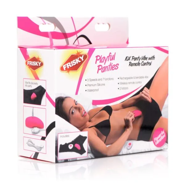 Male Sex Toy Mystery Box Small Playful Panties 10X Panty Vibe with Remote Control