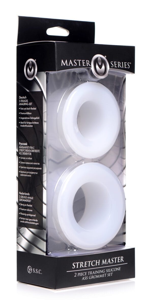 Stretch Master 2 Piece Training Silicone Ass Grommet Set Stretch Master 2 Piece Training Silicone Ass Grommet Set
