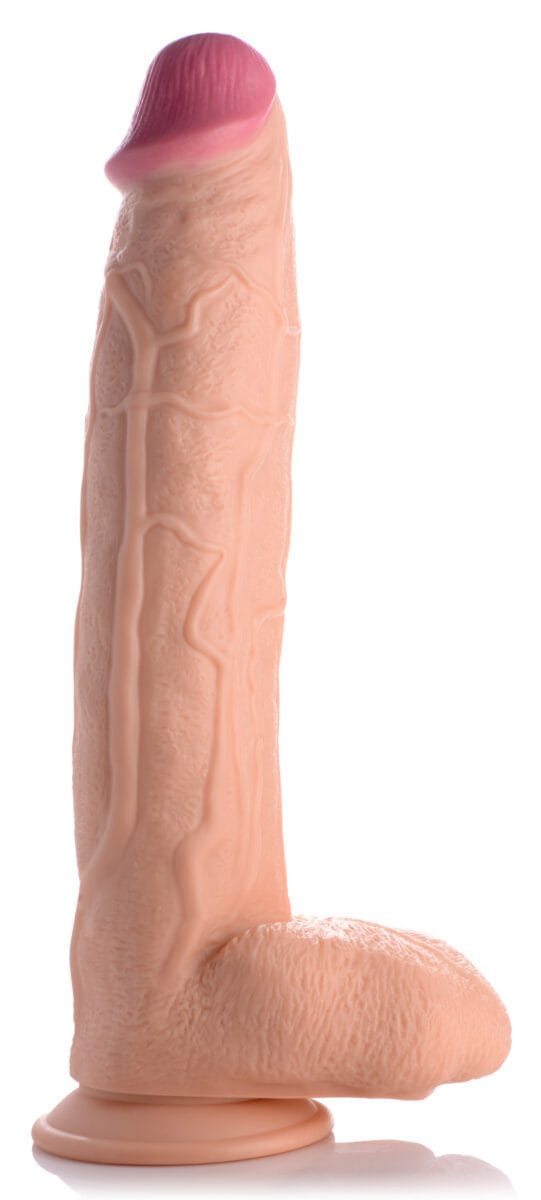 Raging Rhino 17 Inch Veiny Dildo - Flesh Raging Rhino 17 Inch Veiny Dildo - Flesh