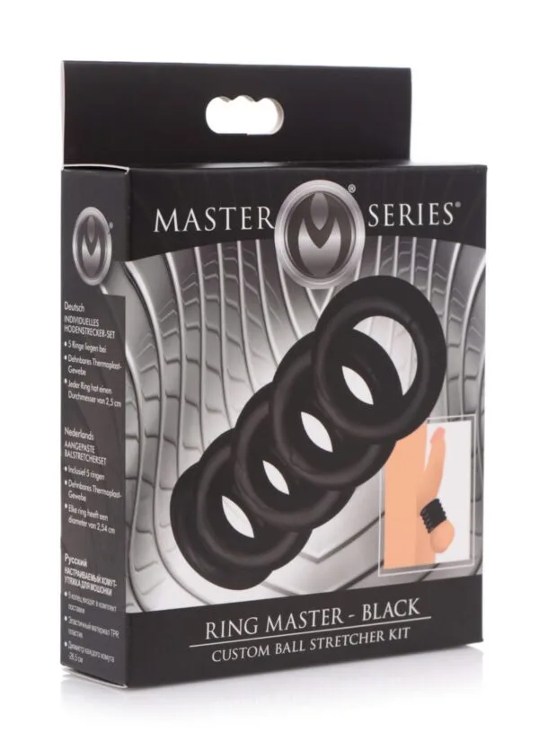 Ring Master Custom Ball Stretcher Kit - Black Ring Master Custom Ball Stretcher Kit - Black