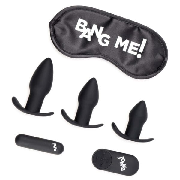 Backdoor Adventure Remote Control 3 Piece Butt Plug Vibe Kit Backdoor Adventure Remote Control 3 Piece Butt Plug Vibe Kit