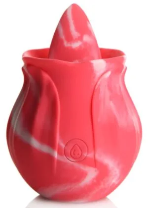 10X Pink Twirl Silicone Licking Rose