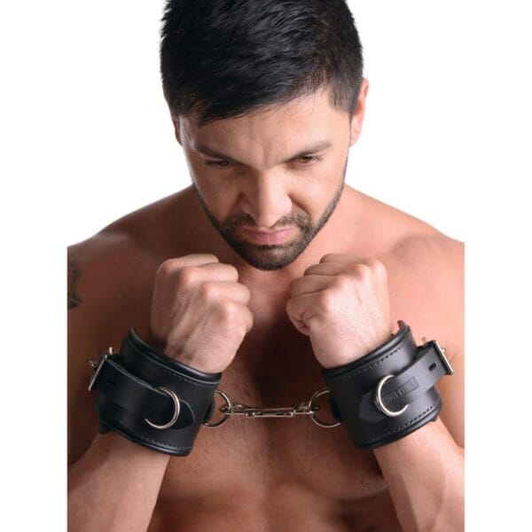 Strict Leather Padded Premium Locking Wrist Restraints Strict Leather Padded Premium Locking Wrist Restraints