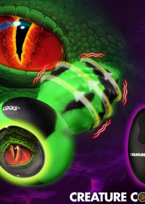 Eye of the Spawn Vibrating & Squirming Silicone Butt Plug