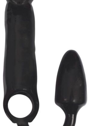 XXXPander Sheath with Smooth Plug - Black
