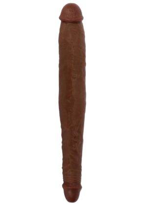 JOCK 13 Inch Tapered Double Dong Brown BULK
