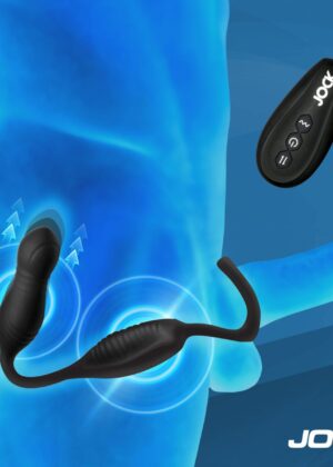 Hyper Thrusting and Vibrating Anal Plug with C-Ring