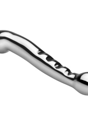 Steel Elegance Dual Ended Dildo