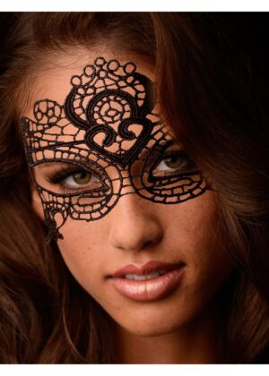 The Enchanted Black Lace Mask