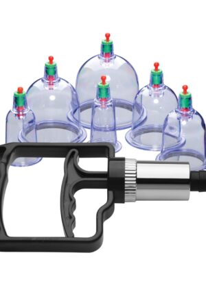 Sukshen 6 Piece Cupping Set with Acu-Points
