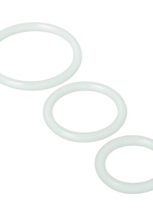 Trinity Silicone Cock Rings Clear