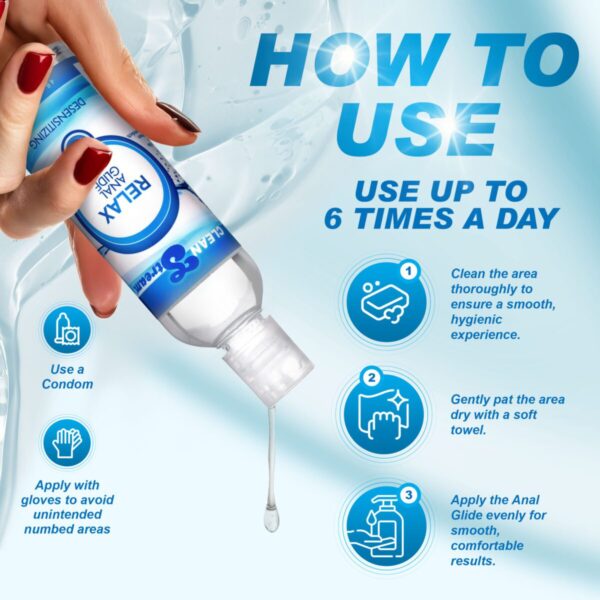CleanStream Relax Desensitizing Anal Lube 4 oz