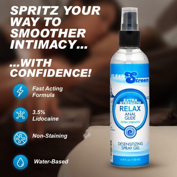Relax Extra Strength Anal Lube - 4.4 oz Relax Extra Strength Anal Lube - 4.4 oz