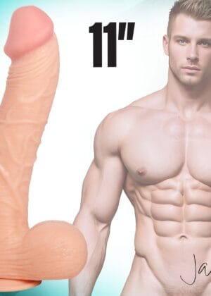 Raging Cockstars Jumbo Giant Jim 11 Inch Realistic Dildo