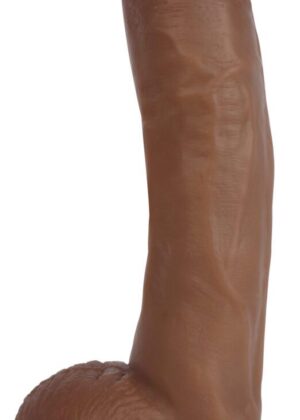 Jock Dark Bareskin Dildo with Balls - 9 Inch