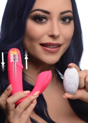 Panty Thumper 7X Thumping Silicone Vibrator with Remote Control