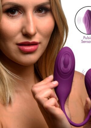Slim Pulse 7X Pulsating Silicone Clit Stimulator and Vibrating Egg