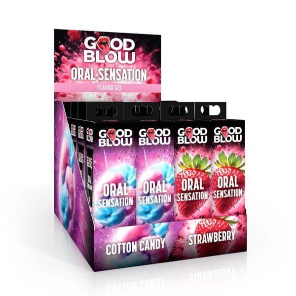 Oral Sensation Flavor Gel POP Display Strawberry/Cotton Candy Oral Sensation Flavor Gel POP Display Strawberry/Cotton Candy