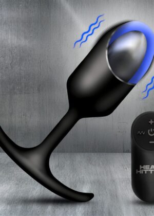 Vibrating Large Weighted Silicone Anal Plug