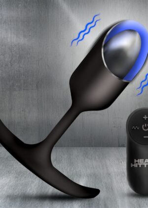 Vibrating Weighted Silicone Anal Plug