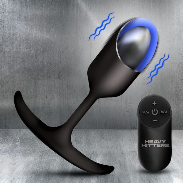 Vibrating Weighted Silicone Anal Plug Vibrating Weighted Silicone Anal Plug
