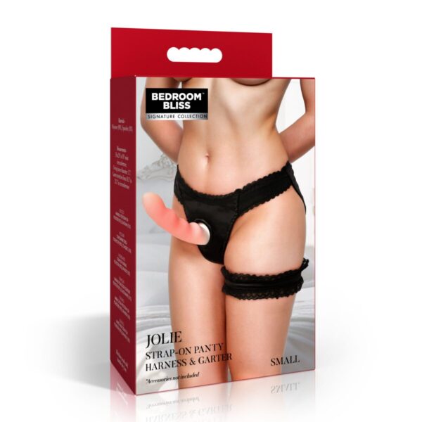 Jolie Strap-On Panty Harness & Garter - Small