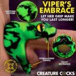Master Cobra Silicone Cock Ring - Green