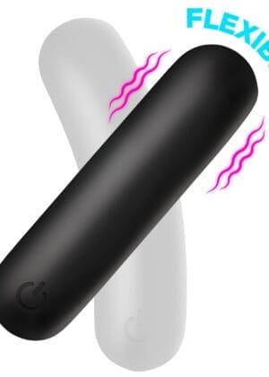 Flexible Silicone Bullet - Black