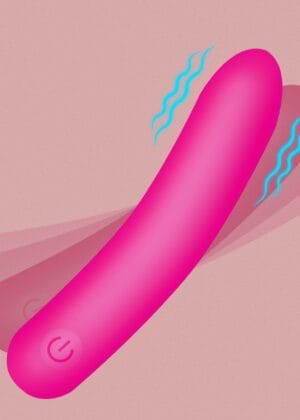Tapered Flexible Silicone Bullet - Pink