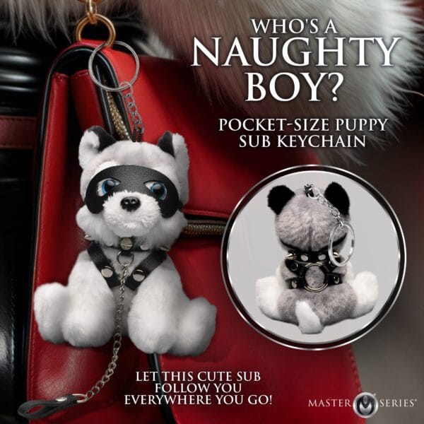 Max the Fetish Pup Keychain Max the Fetish Pup Keychain