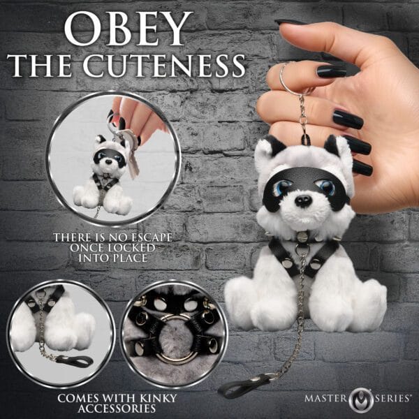 Max the Fetish Pup Keychain Max the Fetish Pup Keychain