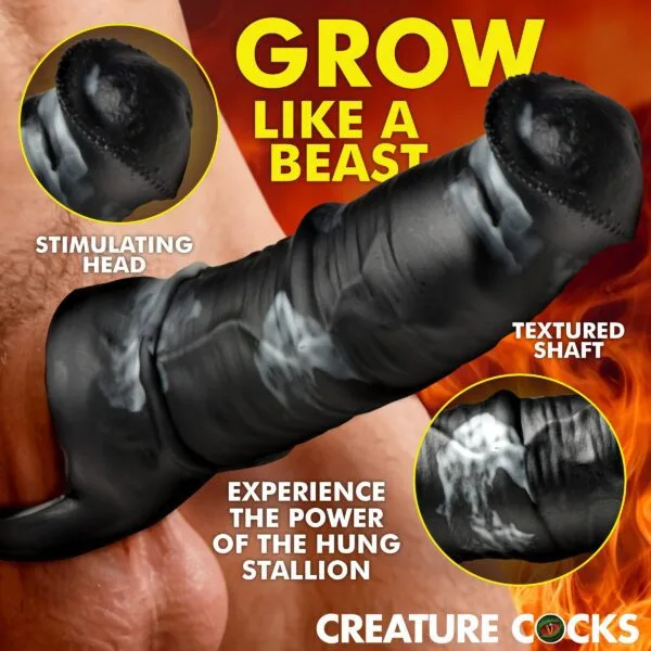Stallion 1.5" Silicone Penis Extension Stallion 1.5" Silicone Penis Extension