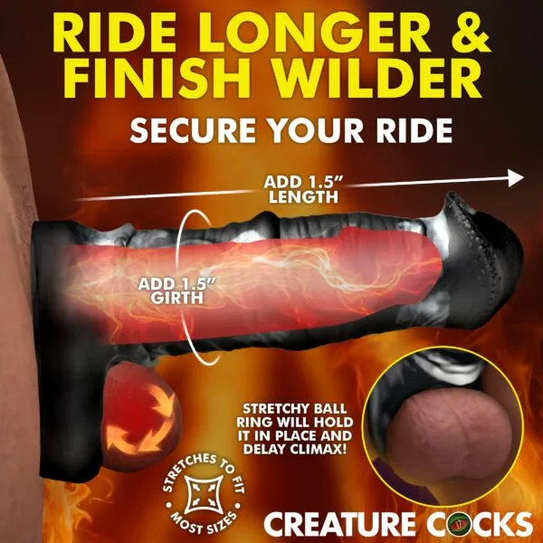 Stallion 1.5" Silicone Penis Extension Stallion 1.5" Silicone Penis Extension