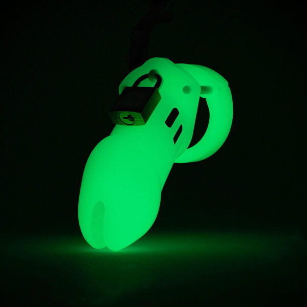 Glow-In-The-Dark Male Chastity Device