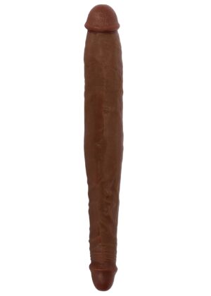 JOCK 13 Inch Tapered Double Dong Brown BULK
