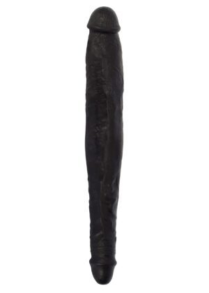 JOCK 13 Inch Tapered Double Dong Black BULK