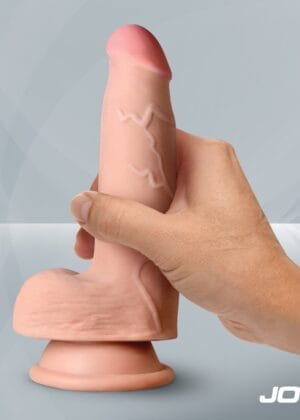 Hard-Core 5" Triple Density Dildo with Balls