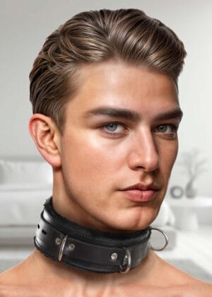 Strict Leather Premium Fur Lined Locking Collar- XL