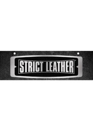 Strict Leather Display Sign