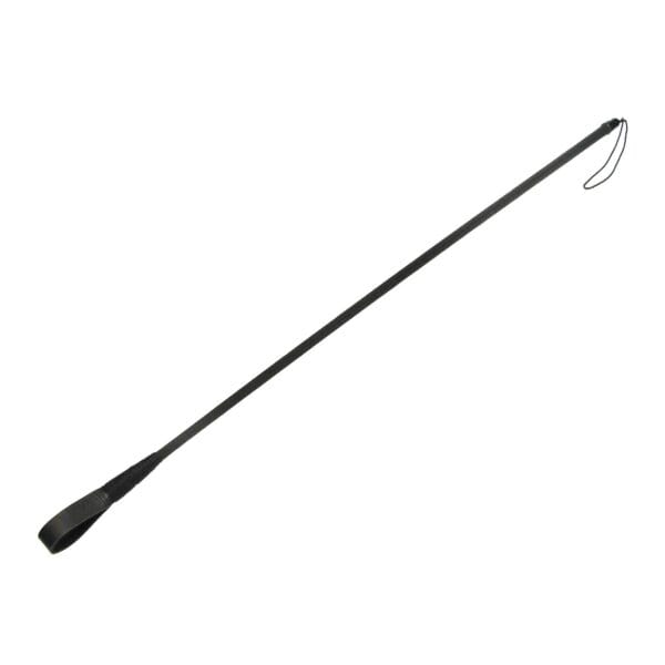 Strict Leather Strip Tip Crop Strict Leather Strip Tip Crop