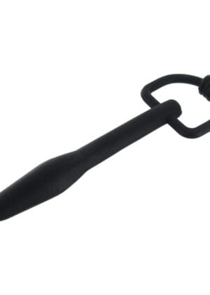 Silicone Cum-Thru D-Ring Penis Plug