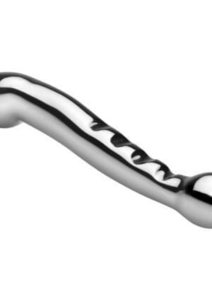 Steel Elegance Dual Ended Dildo