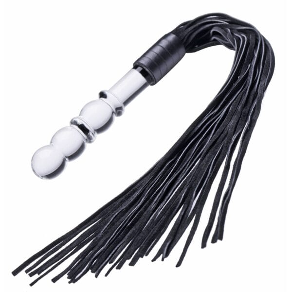 Lingam Glass Dildo Flogger Lingam Glass Dildo Flogger