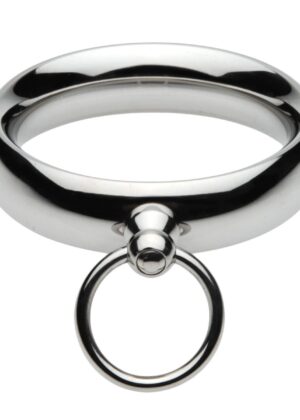 Lead Me Stainless Steel Cock Ring- 1.75 Inch