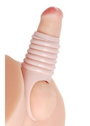 Really Ample Ribbed Penis Enhancer Sheath