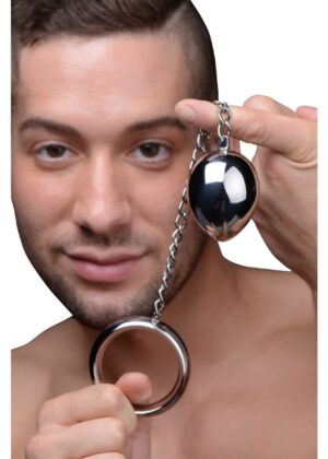 Stainless Steel Cock Ring and Anal Plug