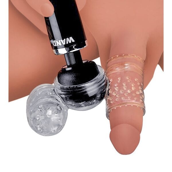 Twin Turbo Strokers 2 in 1 Wand Attachment for Men Twin Turbo Strokers 2 in 1 Wand Attachment for Men